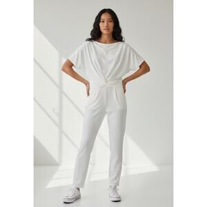 Alexia Admor Sadie Jumpsuit in White Size M